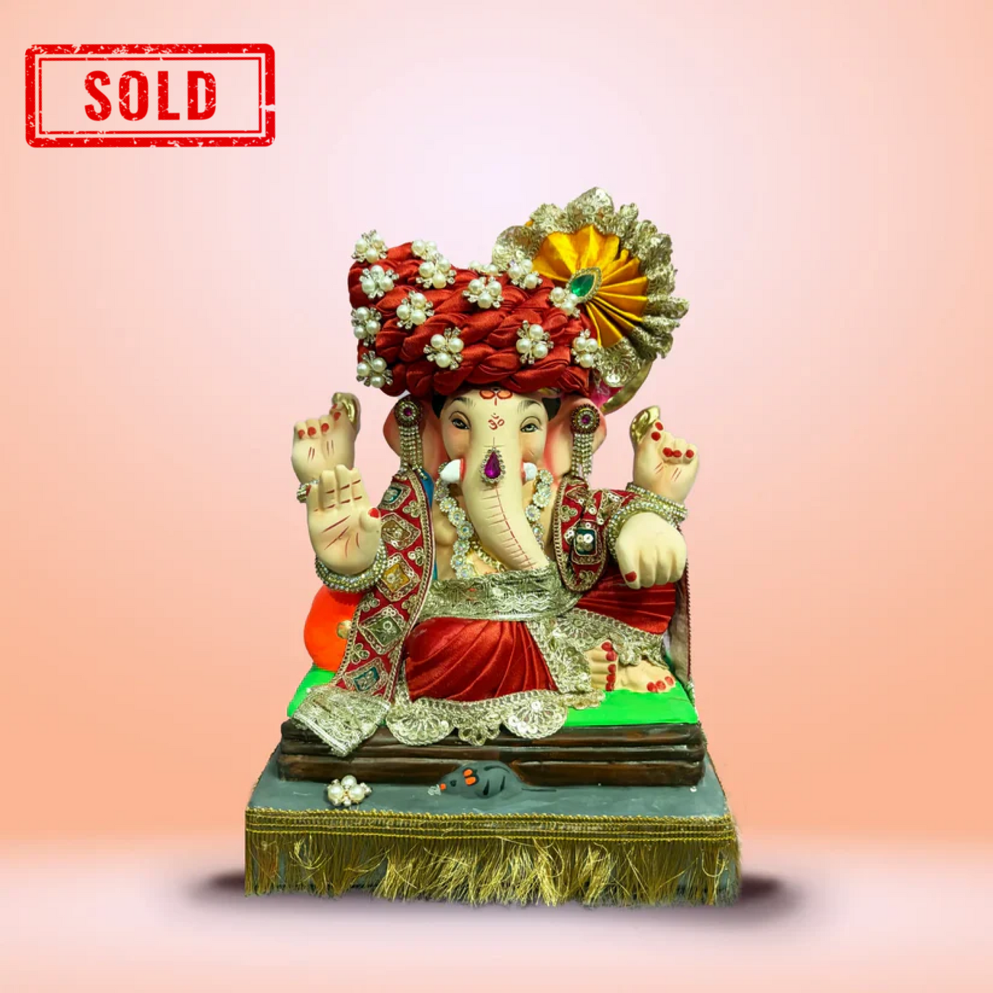 Abhaya Vardana Ganesha 12-inch