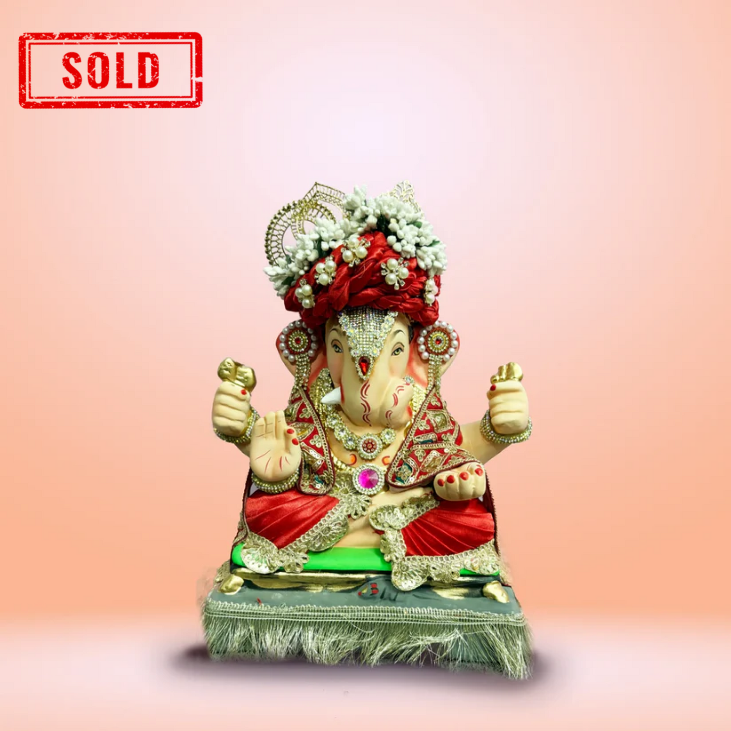 Dagdusheth Halwai Ganesha 12-inch