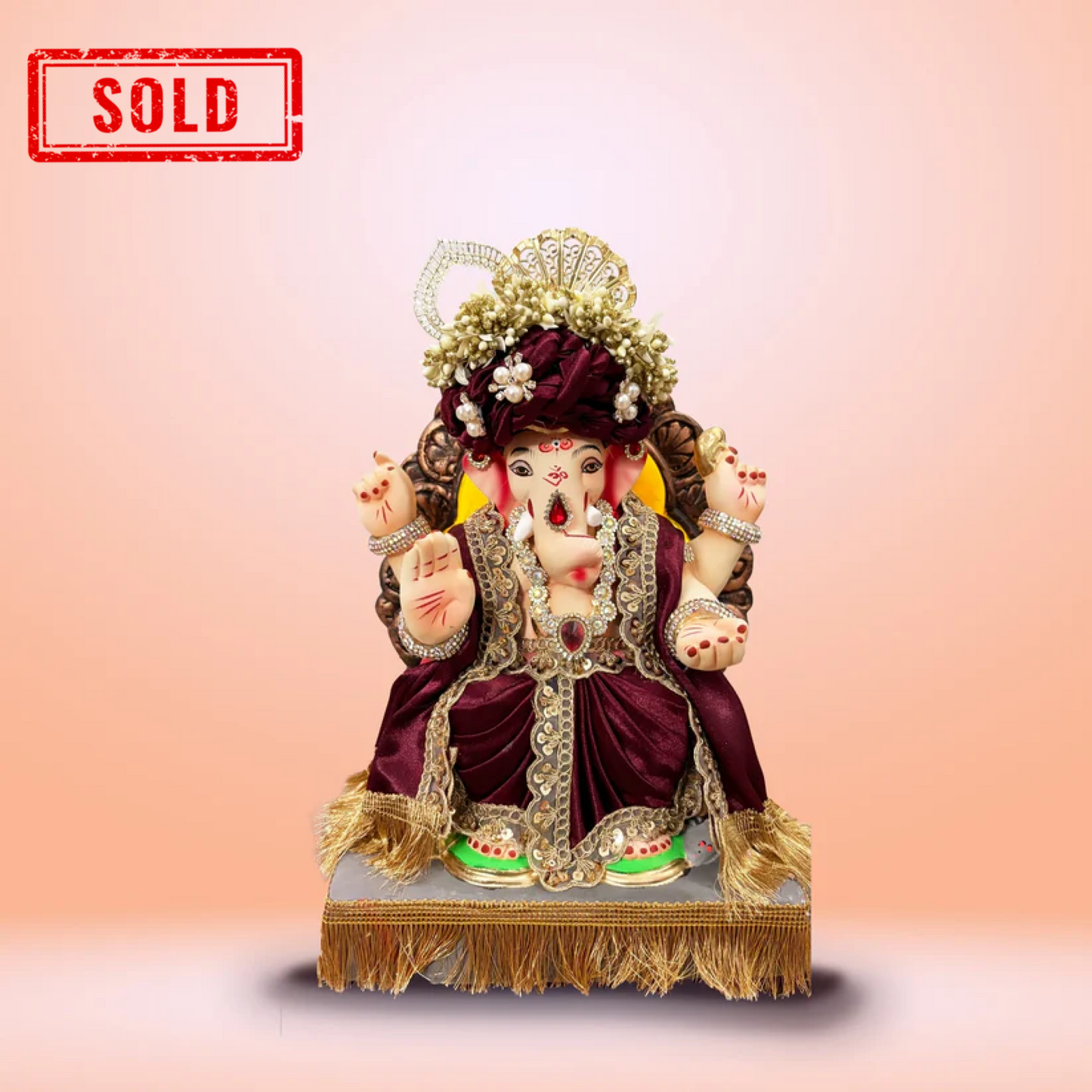 Lalbaugcha Raja Ganesha 12-inch