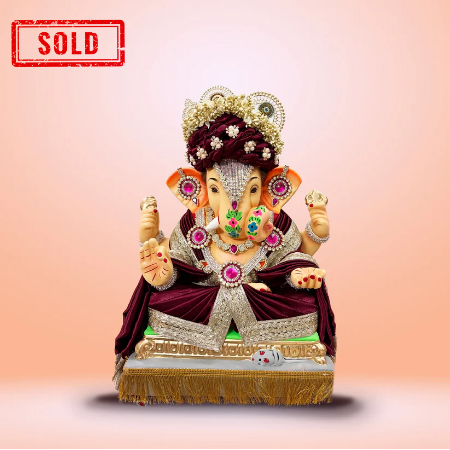 Dagdusheth Halwai Ganesha 18-inch