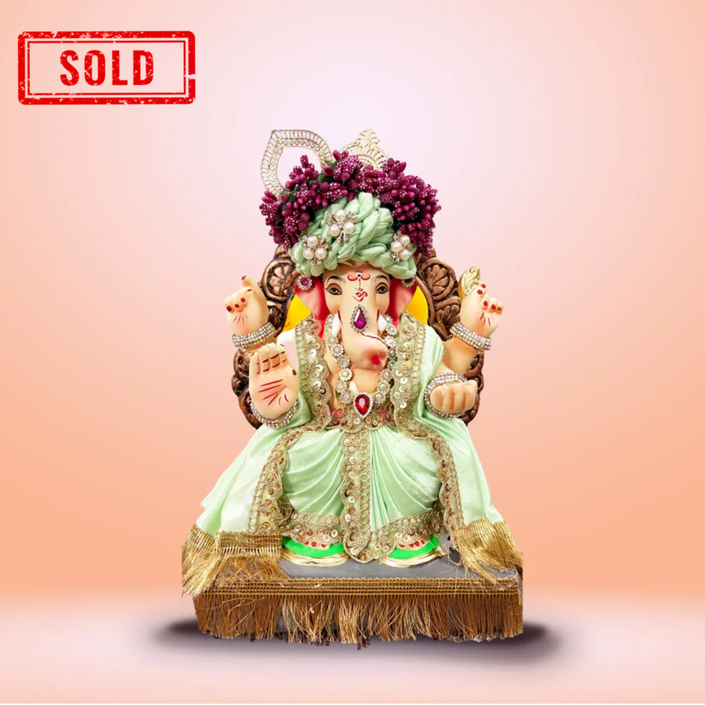 Lalbaugcha Raja Ganesha 12-inch