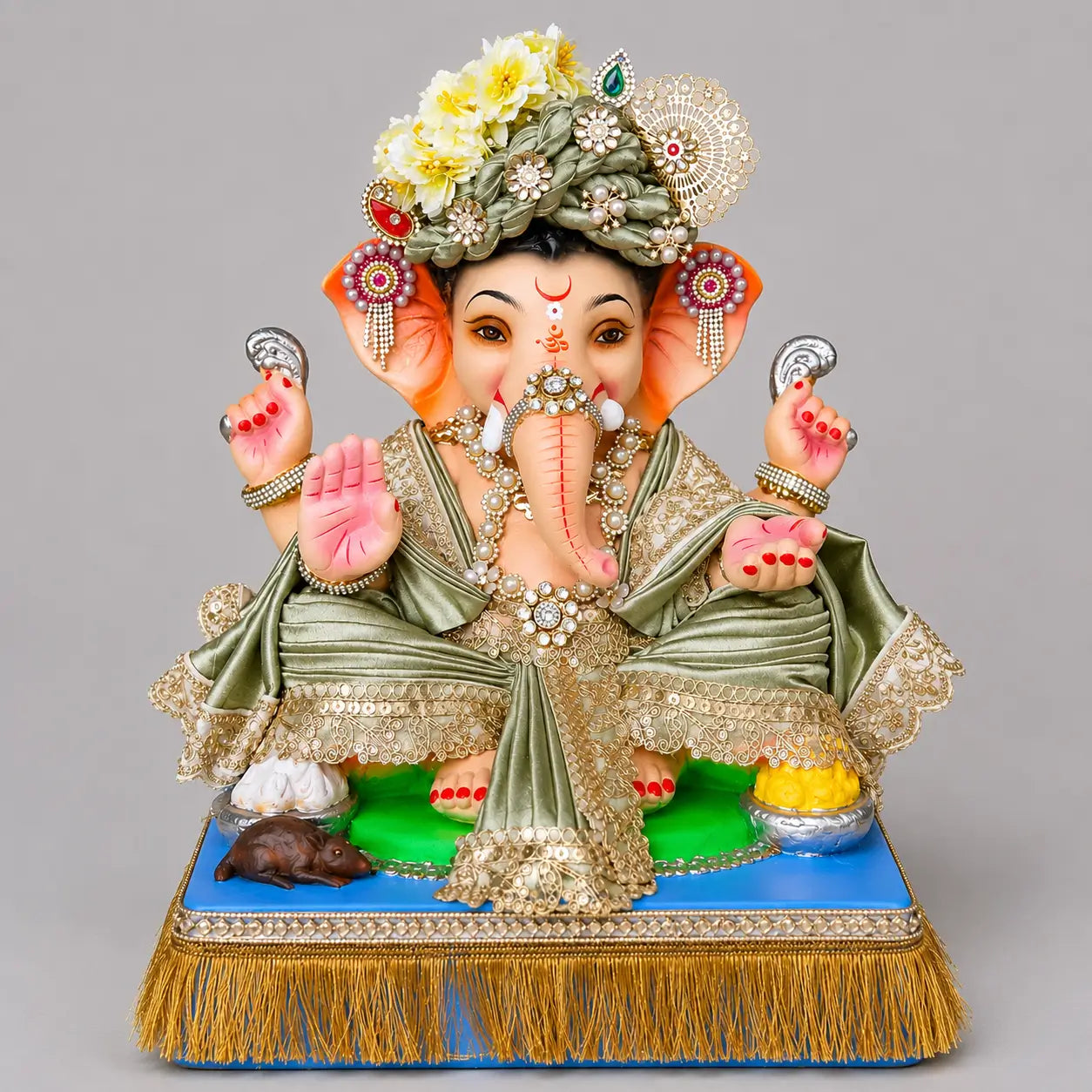 eco-friendly-ganesh-brampton-ladoo-15-inch-lime-green.webp