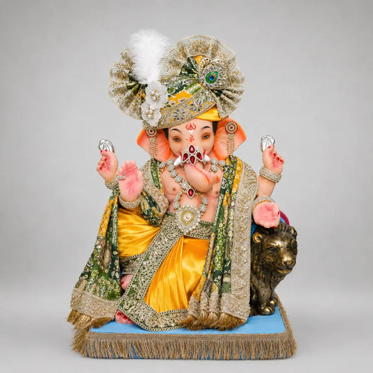 Lion Coach Ganesha 21"