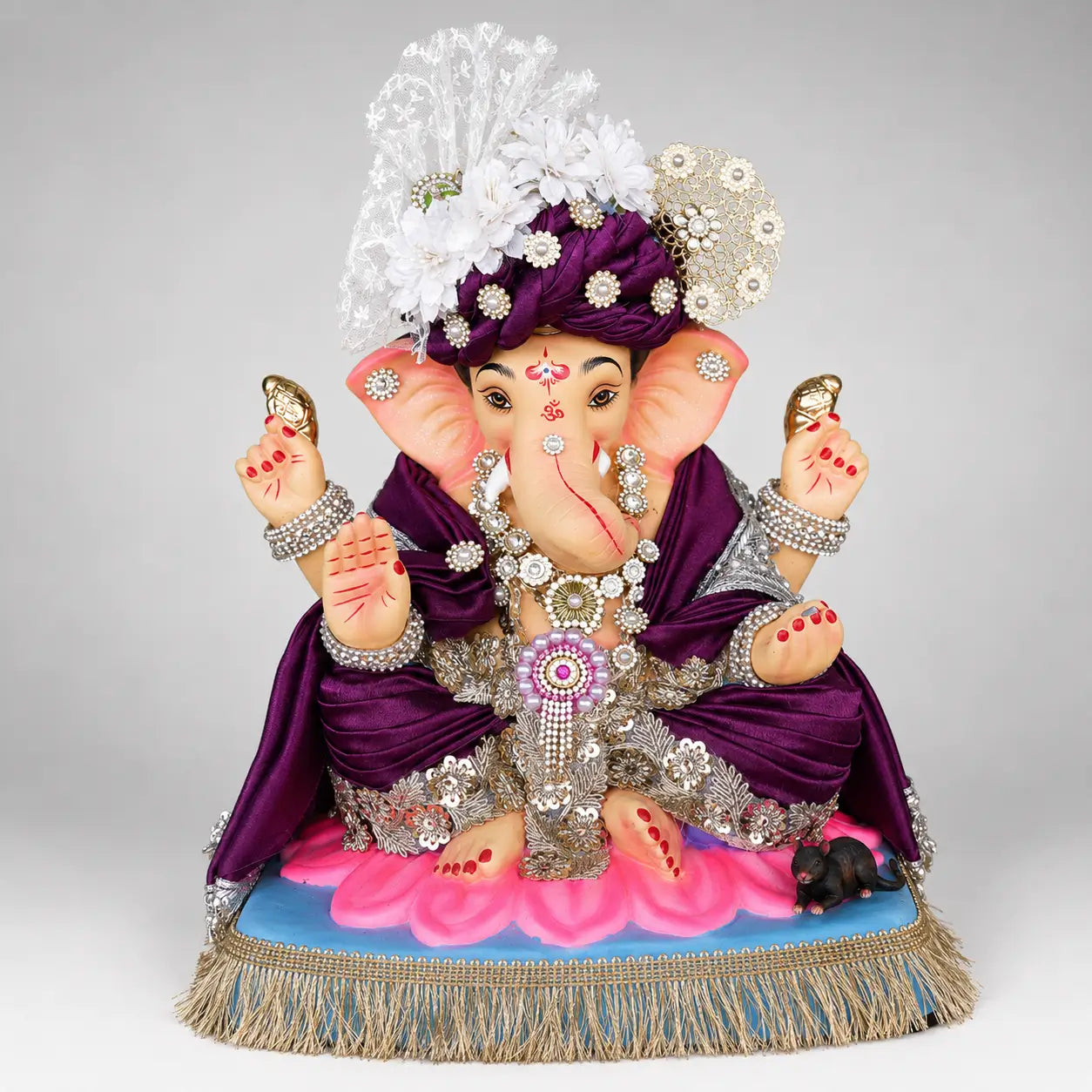 eco-friendly-kamal-asan-ganesha-idol-12-inch-wine.webp