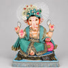 ganesha-clay-murti-rajadhiraj-18-inch-sea-green.webp
