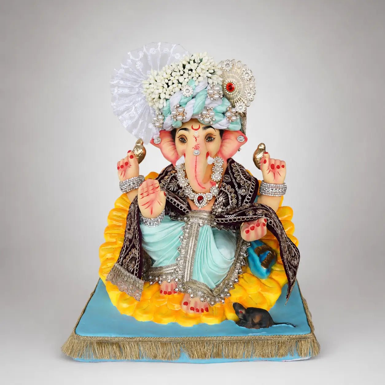 premium-ganesh-murti-pushparaj-15-inch-mint-green.webp