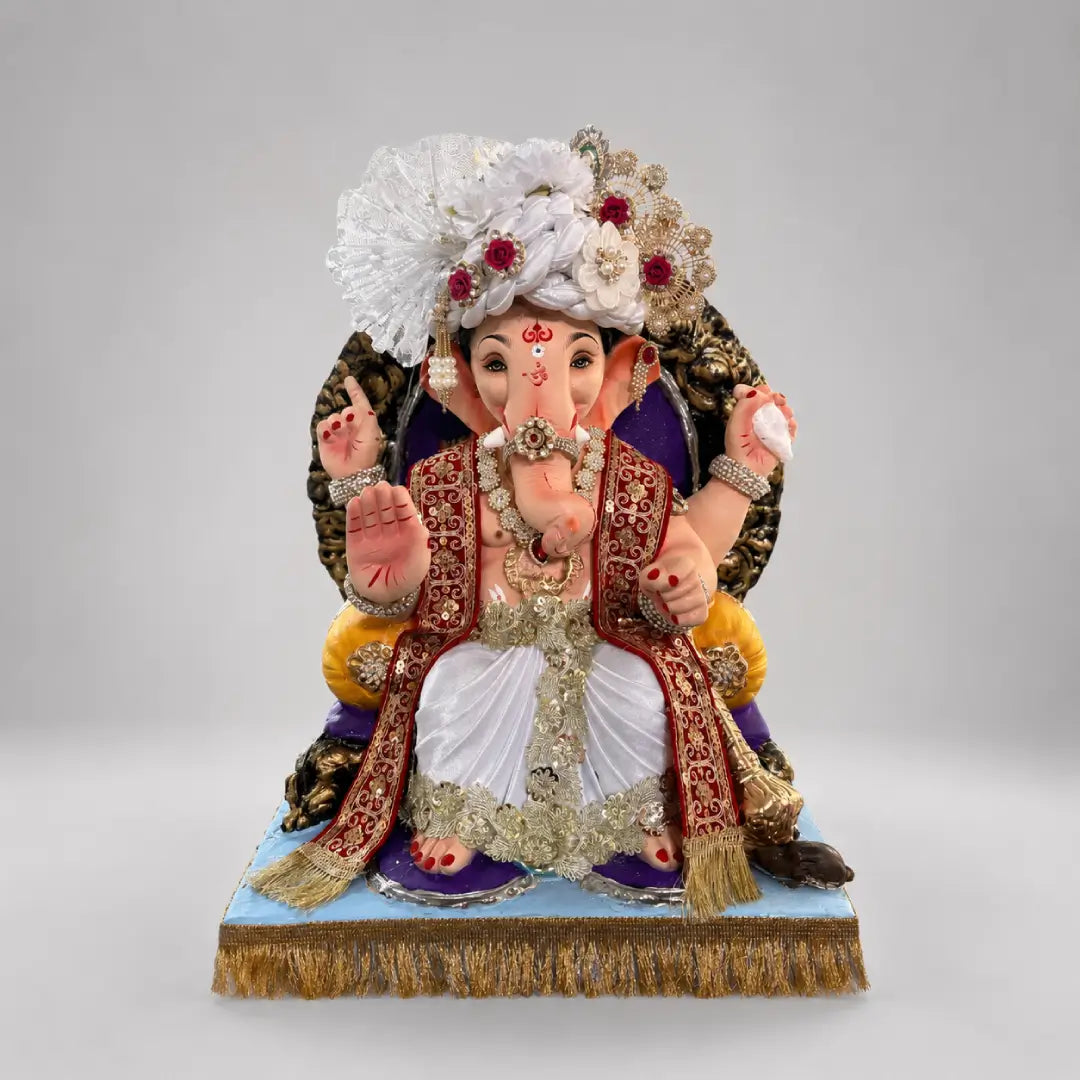 premium-paper-mesh-lalbaug-raja-ganesha-18-inch-white-red.webp