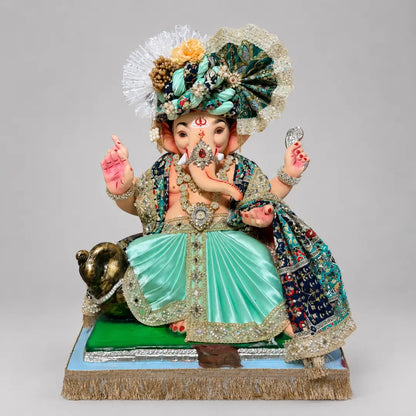 rajhans-ganesh-murti-canada-18-inch-mint-green-print.webp